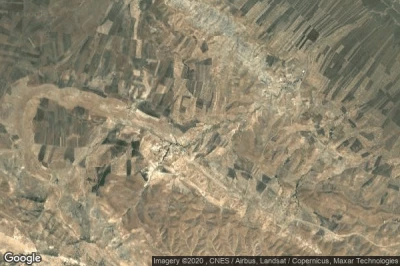 Vue aérienne de Qalwazah ‘Ulyā