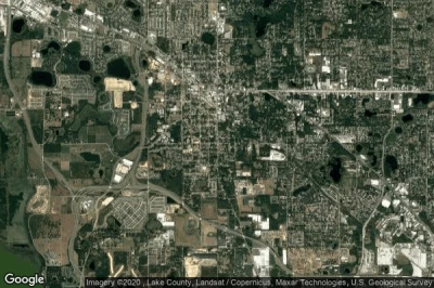 Vue aérienne de South Apopka