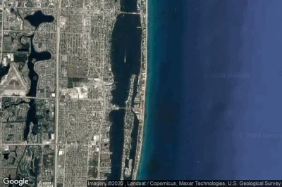 Vue aérienne de South Palm Beach