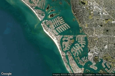 Vue aérienne de Treasure Island