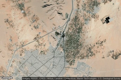 Vue aérienne de Shahreza