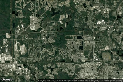 Vue aérienne de Westchase