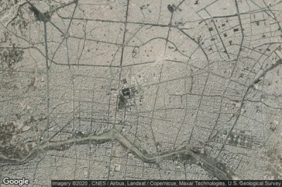 Vue aérienne de Esfahan