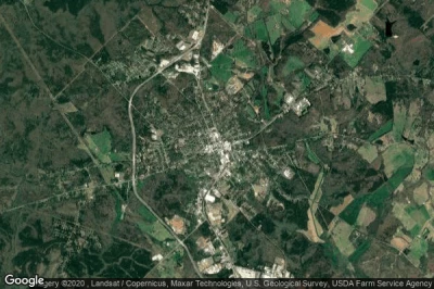 Vue aérienne de Eatonton