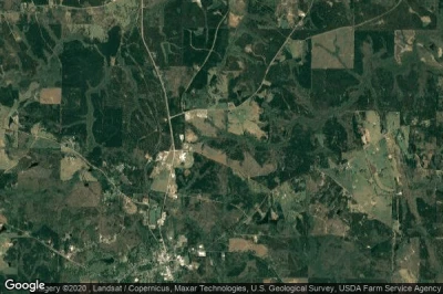 Vue aérienne de Meriwether County