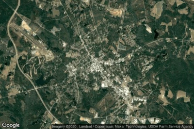 Vue aérienne de Swainsboro
