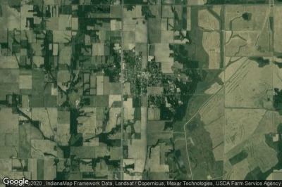 Vue aérienne de Farmersburg