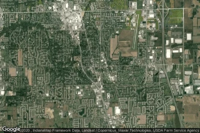 Vue aérienne de Greenwood