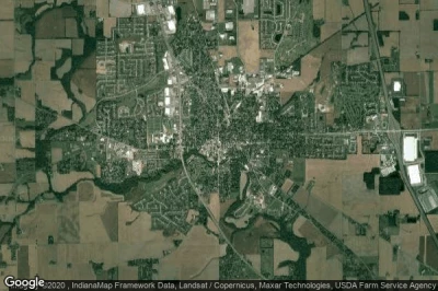 Vue aérienne de Johnson County