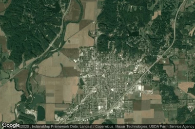 Vue aérienne de Martinsville