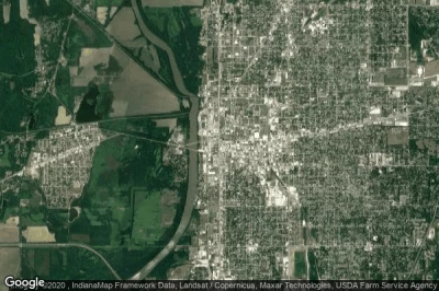 Vue aérienne de Vigo County