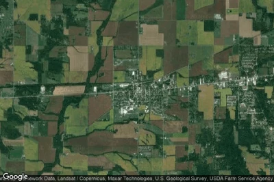 Vue aérienne de Wayne County