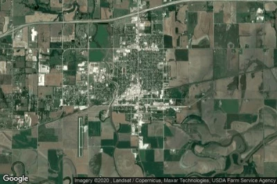 Vue aérienne de Abilene