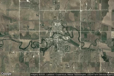 Vue aérienne de Ellis