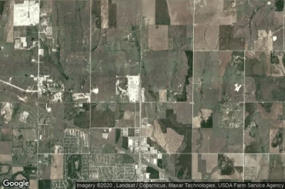 Vue aérienne de Ellis County