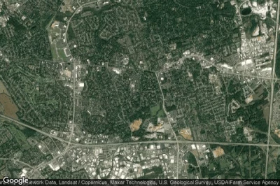 Vue aérienne de Douglass Hills