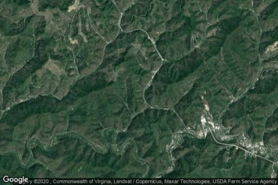Vue aérienne de Letcher County
