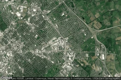 Vue aérienne de Lexington-Fayette