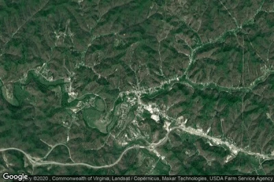 Vue aérienne de Salyersville