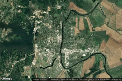 Vue aérienne de Natchitoches