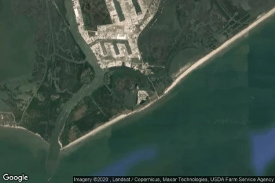 Vue aérienne de Port Fourchon