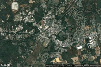 Vue aérienne de Elkton