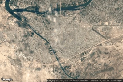 Vue aérienne de Ḩayy al ‘Adl