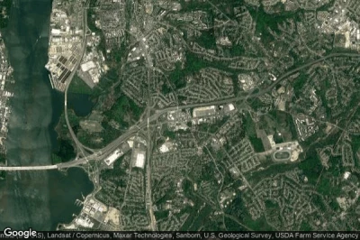 Vue aérienne de Oxon Hill