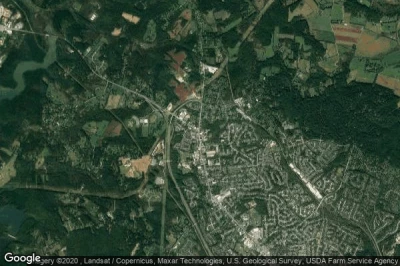 Vue aérienne de Reisterstown