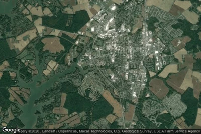 Vue aérienne de Talbot County