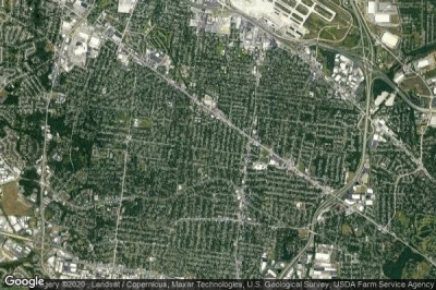 Vue aérienne de Breckenridge Hills