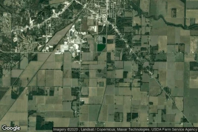 Vue aérienne de Butler County