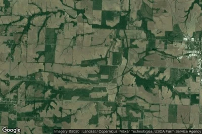 Vue aérienne de Lafayette County