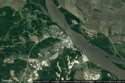 Vue aérienne de Louisiana