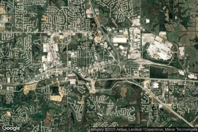 Vue aérienne de Wentzville