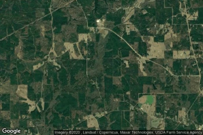 Vue aérienne de Choctaw County