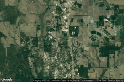 Vue aérienne de Noxubee County
