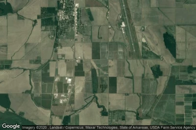 Vue aérienne de Tunica County