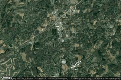 Vue aérienne de Clemmons