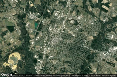 Vue aérienne de Goldsboro