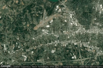 Vue aérienne de Longview