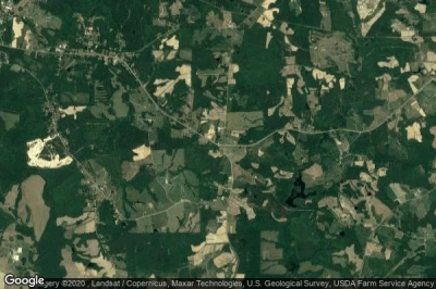 Vue aérienne de Mapleville
