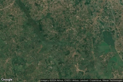 Vue aérienne de Wakiso District