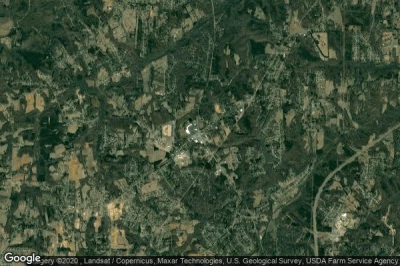 Vue aérienne de Oak Ridge