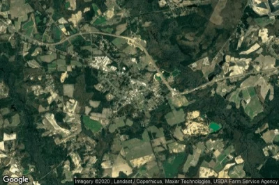 Vue aérienne de Roseboro