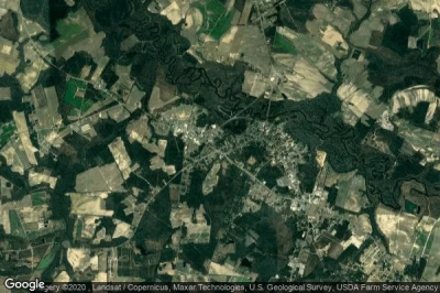 Vue aérienne de Snow Hill