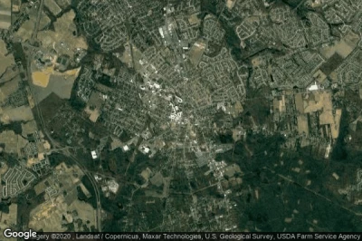 Vue aérienne de Glassboro