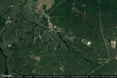 Vue aérienne de Medford Lakes