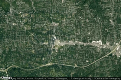 Vue aérienne de Forestville