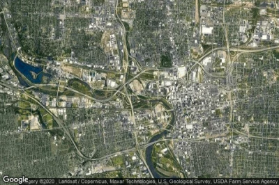 Vue aérienne de Franklin County